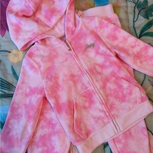 Juicy Couture Pink Cloud Hoodie Set